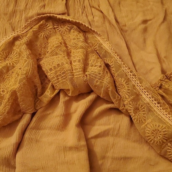 Anthropologie Staring At Stars Lace Trim Cami Tank Top - XS - Picture 9 of 11